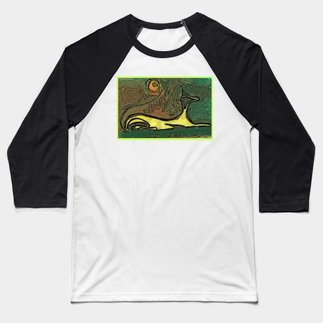 Egyptian Dog. Baseball T-Shirt by SpieklyArt